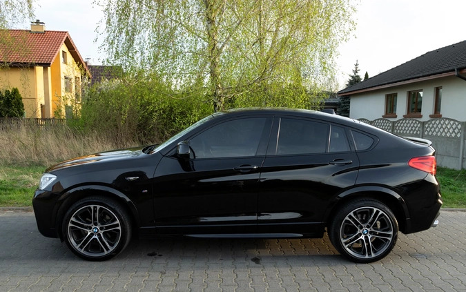 BMW X4 cena 129999 przebieg: 127860, rok produkcji 2016 z Pogorzela małe 154